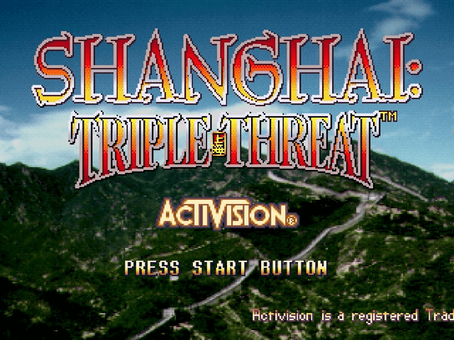 Shanghai Triple Threat screenshot 3 for Sega Saturn